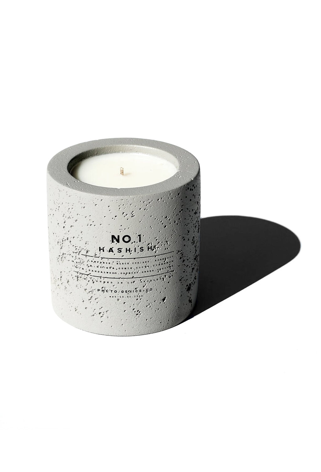 No.1 Hashish Concrete Candle