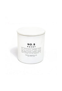 No.5 Pavot Glass Candle