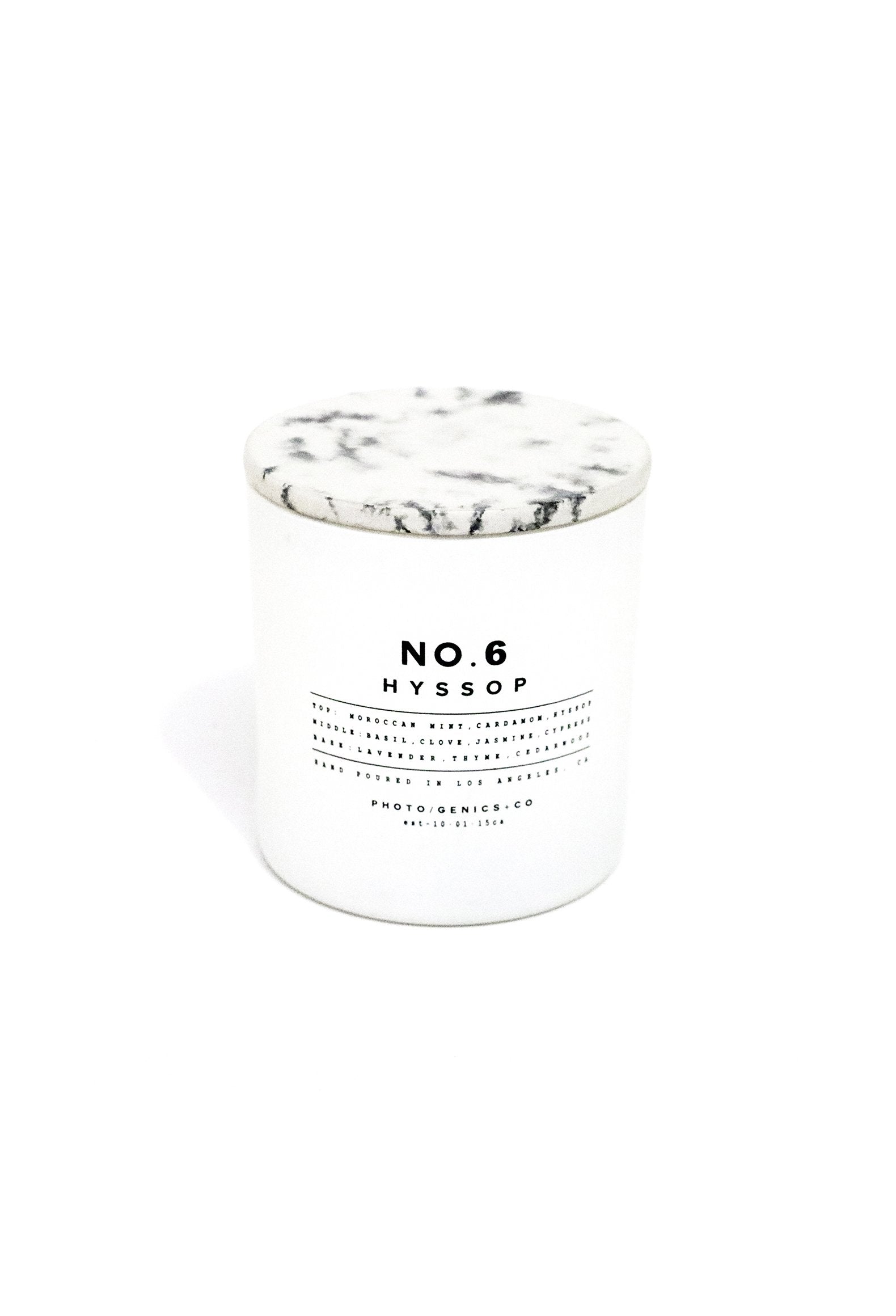 No.6 Hyssop Glass Candle